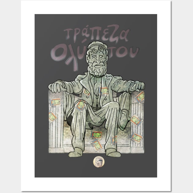 In SOPHOCLES we trust Wall Art by Luca Bruniera